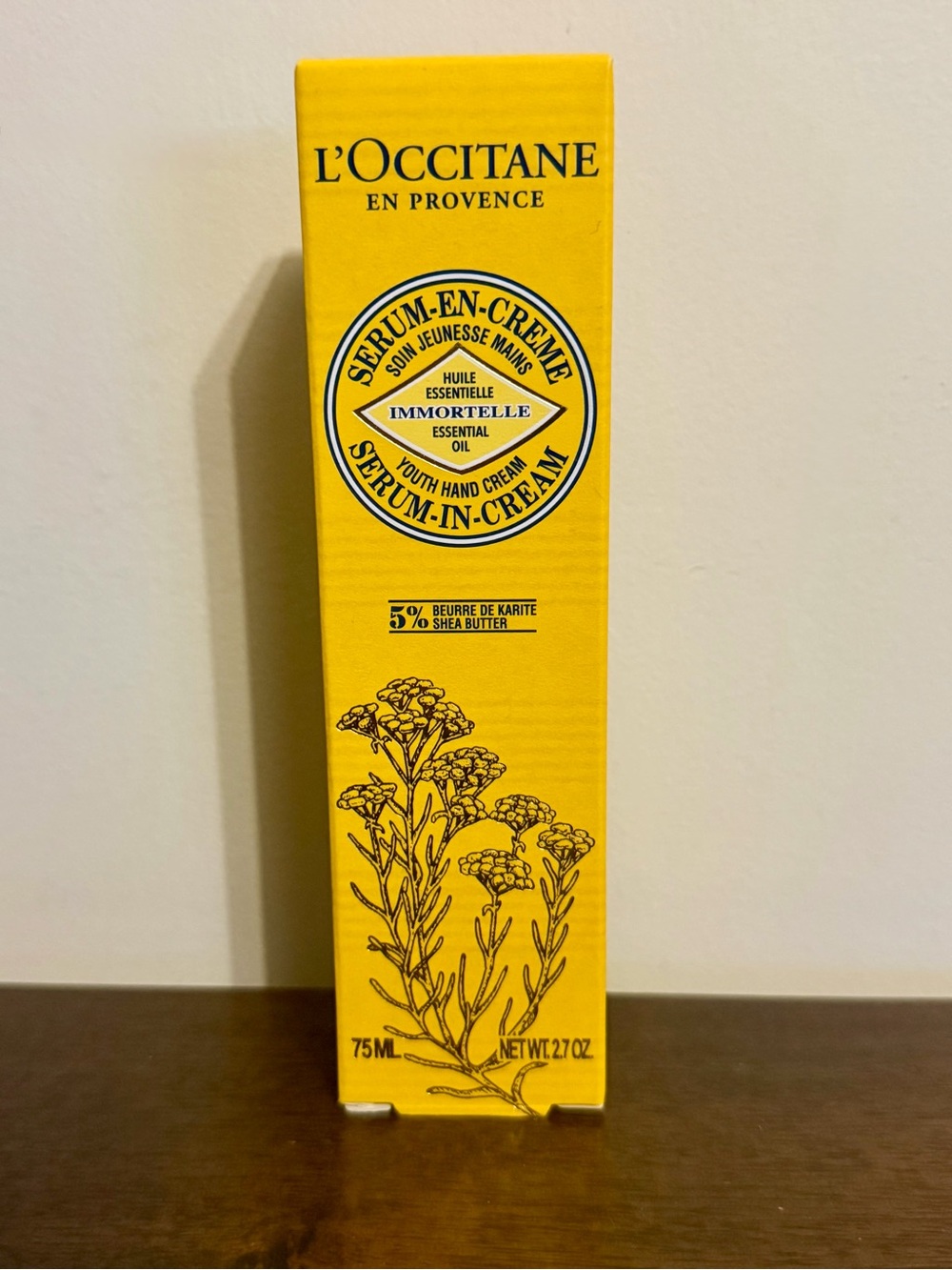 L'Occitane Youth Hand Cream Serum-In-Cream Shea Butter 2.7 oz